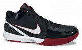 Nike Zoom Kobe IV (4) Picture Black, Red and White Edition