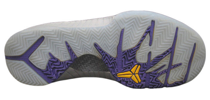 Kobe Bryant Nike Zoom Kobe IV (4), Los Angeles Lakers Edition with colors black, purple, yellow and grey