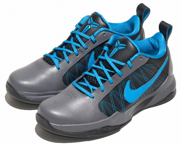 Kobe Bryant Nike Zoom Kobe V (5), M.E. Edition with colors sky blue, black and grey. Picture 01