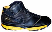 Kobe Bryant Signature Shoes, the Zoom Kobe II black, blue and white