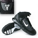Kobe new black shoes with Nike logo