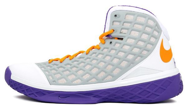 Kobe Bryant Nike Zoom Kobe III (3), Lakers China Edition with colors purple, yellow, grey and white