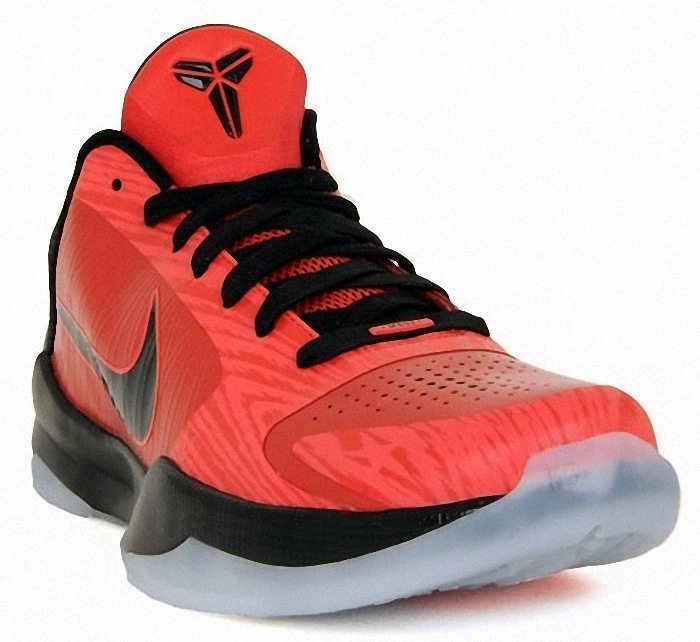 Kobe Bryant Nike Zoom Kobe V (5), 2010 All-Star Game Edition with colors red, black and white. Picture 01