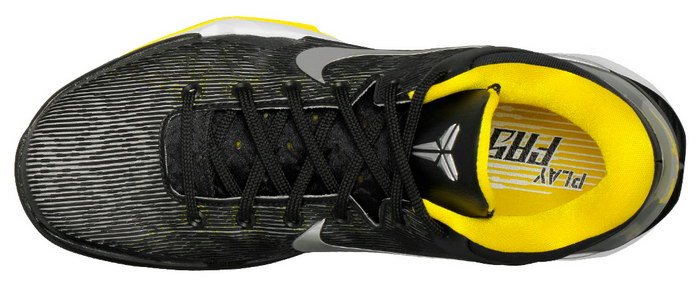Kobe Bryant Nike Zoom Kobe VII (7), System Supreme with colors black, white and gold. Picture 06