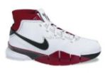 Kobe Bryant Signature Shoes, the Zoom Kobe 1 white and wine red
